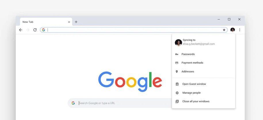 mac shortcut for search on google